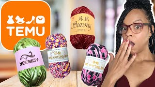 TEMU Yarn Review: Unique Yarn NOT in Stores!