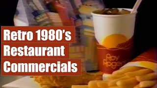 Old Restaurant Commercials from the 1980's - 60 minutes of 80's nostalgia!