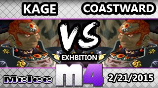 McSmashter 4 - Kage (Ganondorf) Vs. EMG | Coastward (Ganondorf) SSBM Exhibition - Melee