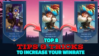 Top 8 Tips and Tricks How to Significantly Increase your Winrate | Mobile Legends Ruby Gameplay