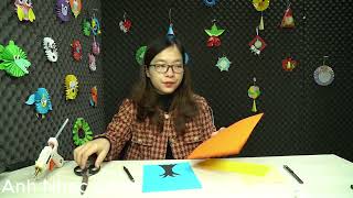 Hướng dẫn làm bức tranh cây bàng màu cam trang trí nhà | Anh Nhạc Công