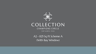 A2 - 825 Sq Ft Scheme A (With Bay Window)