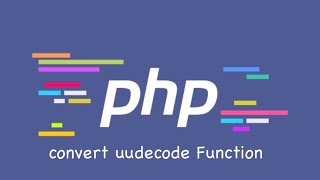 PHP | convert uudecode Function