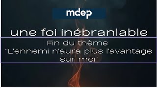 Avoir une foi inébranlable; dans l'épreuve, continue de croire || Église MDEP Culte du 10-11-2024