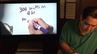 Math Lessons How To Calculate Miles Per Hour