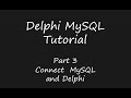 Delphi 7 MySQL - Connect MySQL with Delphi [Part 3]