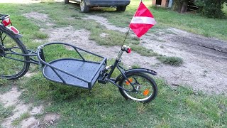 ⚠️🔨 Fabrication Remorque Vélo Mono Roue avec Amortisseur DIY