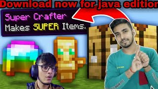 how to download minecraft but crafting is op... mod  download now  for minecraft  java edition