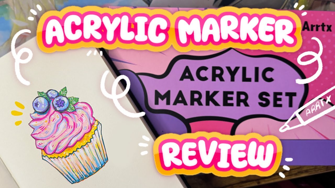 Arrtx Acrylic Marker Review Youtube