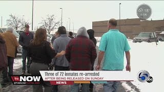Three inmates re-arrested after early release from Summit Co. Jail