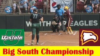 Winthrop vs South Carolina Upstate Softball Game Highlights, 2024 Big South Championship