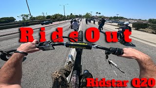 Going on a Rideout on my Ridstar Q20 (Cops Came)