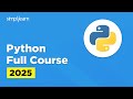 Python Full Course 2026 | Python Programming Tutorial For Beginners | Python Course | Simplilearn