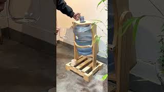 Simple Wooden Water Bottle Maker in Action