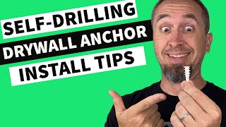 Self Drilling Drywall Anchor Installation to Hang Heavy Items