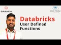 6. 🔥 Databricks User-Defined Functions (UDFs) | SQL UDFs Explained
