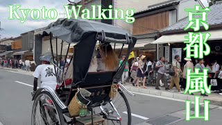 2023年5月22日 【訪日客で賑わう京都】平日の嵐山を歩く 【4K】Walk in Arashiyama,Kyoto