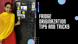 Fridge organization ideas/tricks and tips/clean with me/small fridge organization