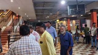 DIRECTOR BHADRAN SPOTTED AT THEATRE FOR WATCHING SPADIKAM MOVIE WITH AUDIENCE.