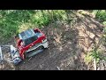 takeuchi tl10 and loftness battle ax mulcher