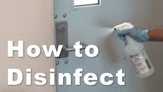 How to Effectively Disinfect (AU)