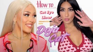 How to do Cat EyeLiner Using the New Doja Cat Goddess Liner from BH Cosmetics 🐱