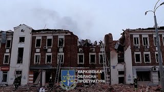 A civil lakosságot sem kímélik az orosz rakéták az északkeleti Harkiv megyében