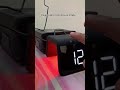 Unboxing Desk Alarm Clock Wireless Charger Colour Night Lamp By Charcoal F5