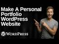 How To Make A Personal Portfolio WordPress Website Using Elementor (2026 Easy Guide)