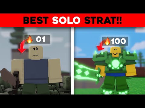 BEST SOLO STRATEGY! in Roblox BedWars..