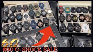 ALL G-SHOCK Watches for $60 each  - FOR SALE VIDEO Assortment of AUTHENTIC Casio Watches