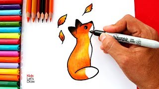 Aprende a dibujar un ZORRO REALISTA en solo 2 minutos | How to draw a realistic Fox easy