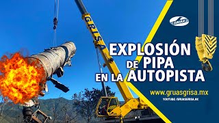 Explosión de Pipa e la Autopista