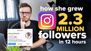 How She Grew 2m+ Followers within 12 HOURS - Analysis & Breakdown