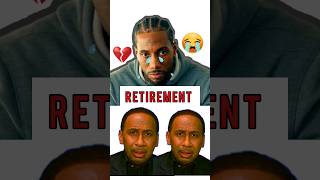 **RIP** 😢💔 Kawhi Leonard RETIRES‼️🤯 #STEPHENASMITH #ESPN #WOJ #NBANEWS #NBAPLAYOFFS #NBA #SHORTS