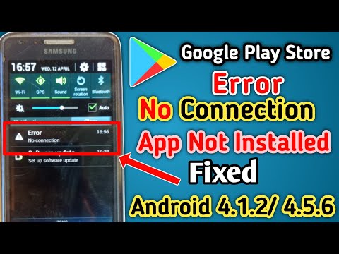 How To Fix Google Play Store Error No Connection App Not installed ...