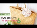 How to make fabric flowers: super easy tutorial for 6 corsages