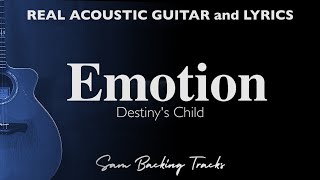 Emotion - Destiny's Child (Acoustic Karaoke)