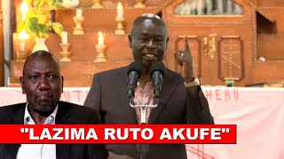 Gachagua risks arrest after threatening Ruto with death Live in Church!🔥