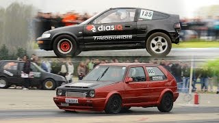 Honda CRX Turbo vs VW Golf MK2 Turbo // TETRAKOSARI© VI