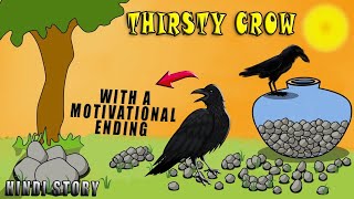 Thirsty Crow Story | Pyasa Kauwa Kahani | Moral Stories | Hindi Stories | Motivational Life Stories