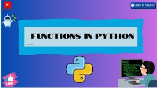 functions in python| Hindi/Urdu| python tutorial| AI | data science