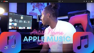 How to change your artist name on Apple Music (SUCCESS!)