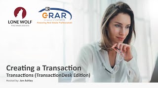 TransactionDesk Overview with Lone Wolf Trainer John Ashley