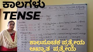 ಕಾಲಗಳು - ಕಾಲಸೂಚಕ  ಪ್ರತ್ಯೇಯಗಳು ,  ಆಖ್ಯಾತ ಪ್ರತ್ಯೇಯಗಳು# ಕನ್ನಡ ವ್ಯಾಕರಣ/kannada Grammar #kannada tense