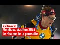 Mondiaux biathlon 2024 - Johannes Boe champion du monde sur la poursuite, triplé norvégien à la clé