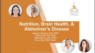 Episode 11 - Nutrition, Brain Health,  Alzheimer’s Disease