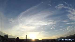 【高画質】 綺麗な日の出をタイムラプス撮影してみた！2014.9.14.カメラ HX-A500H　Time Lapse movie of sunrise at Nara in Japan !