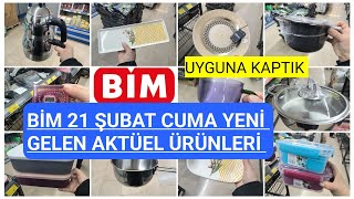 BİM 21 ŞUBAT🏃BİM CUMA 2025💃BİM YENİ GELEN AKTÜEL ÜRÜNLERİ ✓BİM BU HAFTA ŞAHANE ÜRÜNLER✓BİM KOŞUN🏃