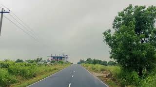 🌳✨ Scenic Village Road with Windmills \u0026 Relaxing Vibes 🌾🍃 | #TravelStockFootage #NatureTimeLap